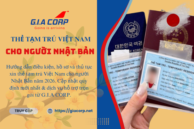 Thẻ Tạm Trú Việt Nam Cho Người Nhật Bản 2026