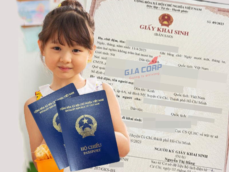 Dịch Vụ Làm Hộ Chiếu Cho Trẻ Em 2026 – Hồ Sơ & Lưu Ý Quan Trọng | G.I.A CORP