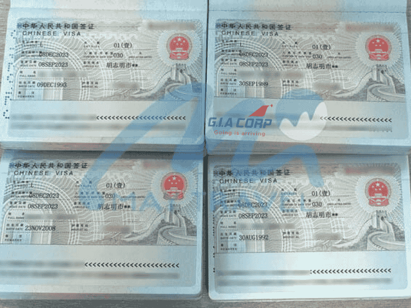Thủ Tục Xin Visa Trung Quốc 2026 – Quy Trình Chi Tiết Từ A–Z | G.I.A CORP