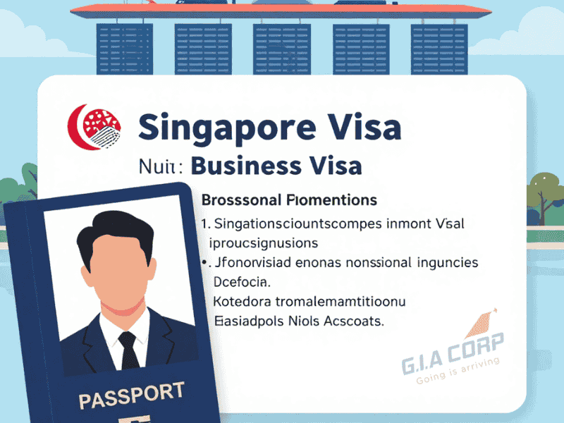 Visa Singapore Công Tác 2026 – Hồ Sơ & Thư Mời Doanh Nghiệp | G.I.A CORP