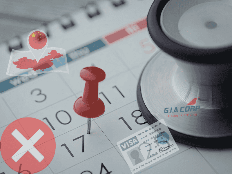 Xin Visa Trung Quốc Khi Không Có Lịch Trình Du Lịch 2026 | G.I.A CORP