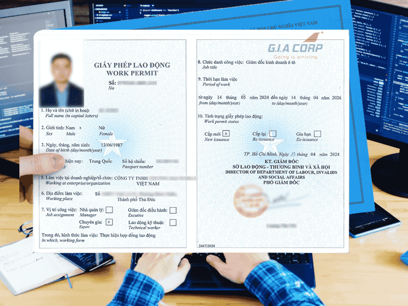 Giấy Phép Lao Động Cho Chuyên Gia Nước Ngoài 2026 – Hồ Sơ & Thủ Tục | G.I.A CORP