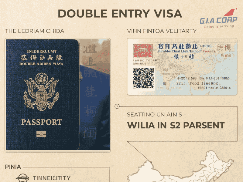Visa Trung Quốc Double Entry 2026 – Hồ Sơ & Thủ Tục Xin Visa | G.I.A CORP