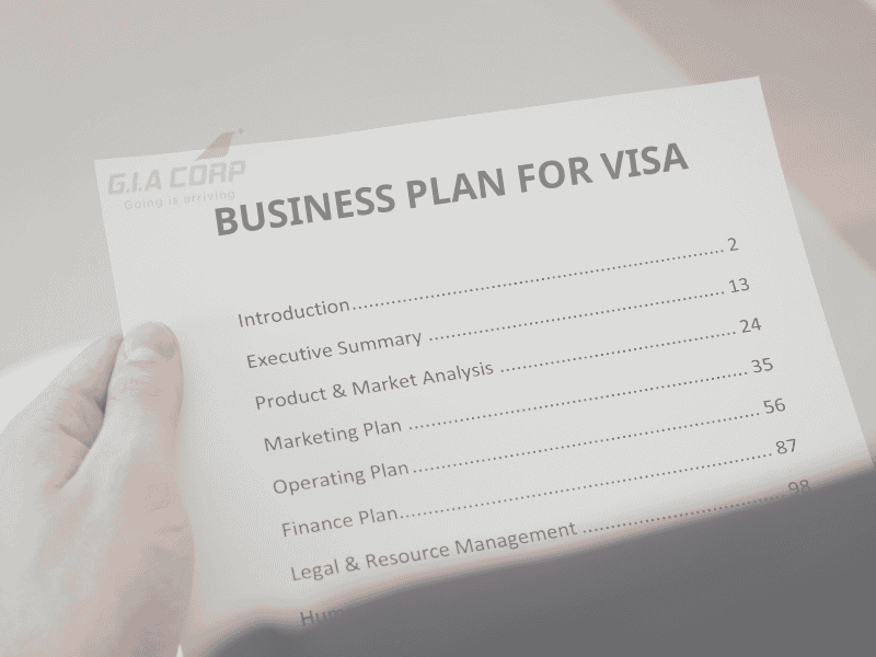Business plan visa 188